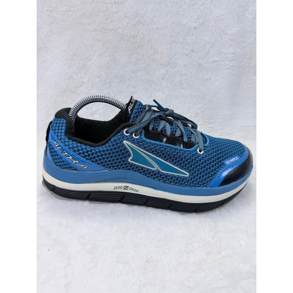 Altra Olympus Mens Trail Running Shoes Blue Size 8.5 Zero Drop Athletic